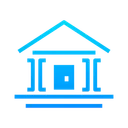 Free Bank Building Business Icon