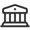 Free Bank Building Financial Institute Depository House アイコン