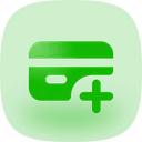 Free Bank Card Add  Icon