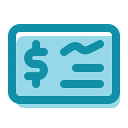 Free Bank check  Icon