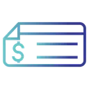 Free Bank Check Cheque Business And Finance Icon