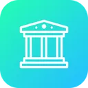 Free Bank Building Credit Icon