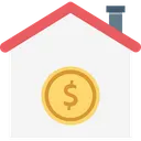 Free Bank Building Real Estate Icon