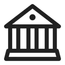 Free Bank Courthouse House Icon