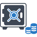Free Bank Locker Bank Vault Safe Box Icon