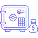 Free Bank Vault Safe Vault Money Security Icon