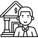 Free Banker Investor Businessman Icon