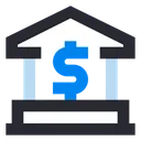 Free Business Banking Bank Icon