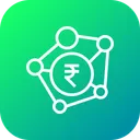 Free Banking Business Connection Icon