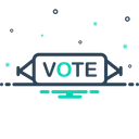 Free Banner Vote Poster Icon