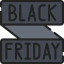 Free Banner Del Black Friday Saldi Cyber Monday Icon