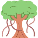 Free Banyan Tree Icon