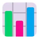Free Diagramm Flach Symbol