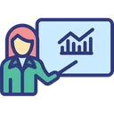 Free Bar Chart Analysis Business Analyst Business Presentation Icon