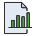 Free Bar Chart File  Icon