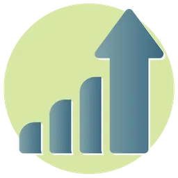 Free Bar Chart Growth  Icon