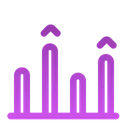 Free Bar Chart Analytics Graph Icon