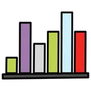 Free Statistics Infographic Bar Graph Icon