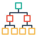 Free Bar Chart Flow Icon