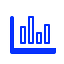 Free Bar Chart Diagram Icon