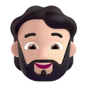 Free Barba Color Luz Icono