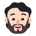 Free Barba Plana Ligera Icono