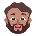 Free Barba Plana Mediana Icono