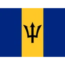 Free Barbados Flagge Land Symbol