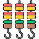 Free Barbecue Bbq Skewers Icon