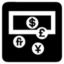 Free Bargeld Wahrung Umtausch Symbol