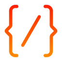 Free Corchetes Barra Corchetes Codigo Icono
