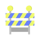 Free Barrier Stop Halt Icon