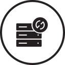 Free Base De Datos Servidor Bastidor Icono