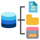 Free Almacenamiento Del Servidor De Bases De Datos Alojamiento Almacenamiento De La Base De Datos Icono