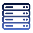 Free Base De Datos Servidor Almacenamiento Icon