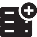 Free Base De Datos Servidor Bastidor Icono