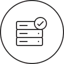 Free Base De Datos Servidor Bastidor Icono