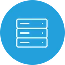Free Base De Datos Servidor Bastidor Icono
