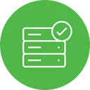 Free Base De Datos Servidor Bastidor Icono
