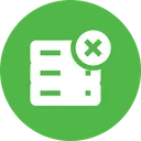 Free Base De Datos Servidor Bastidor Icono