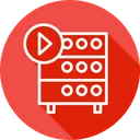 Free Base De Datos Hosting Servidor Icono
