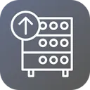 Free Base De Datos Hosting Servidor Icono