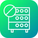 Free Base De Datos Hosting Servidor Icono