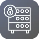 Free Base De Datos Hosting Servidor Icono