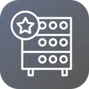 Free Base De Datos Hosting Servidor Icono