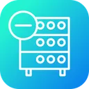 Free Base De Datos Hosting Servidor Icono