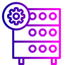 Free Base De Datos Hosting Servidor Icono