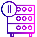 Free Base De Datos Hosting Servidor Icono