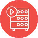 Free Base De Datos Hosting Servidor Icono