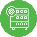 Free Base De Datos Hosting Servidor Icono